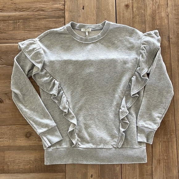 Joie Agnia Sweatshirt Grey French Terry Size XXS - Picture 4 of 11